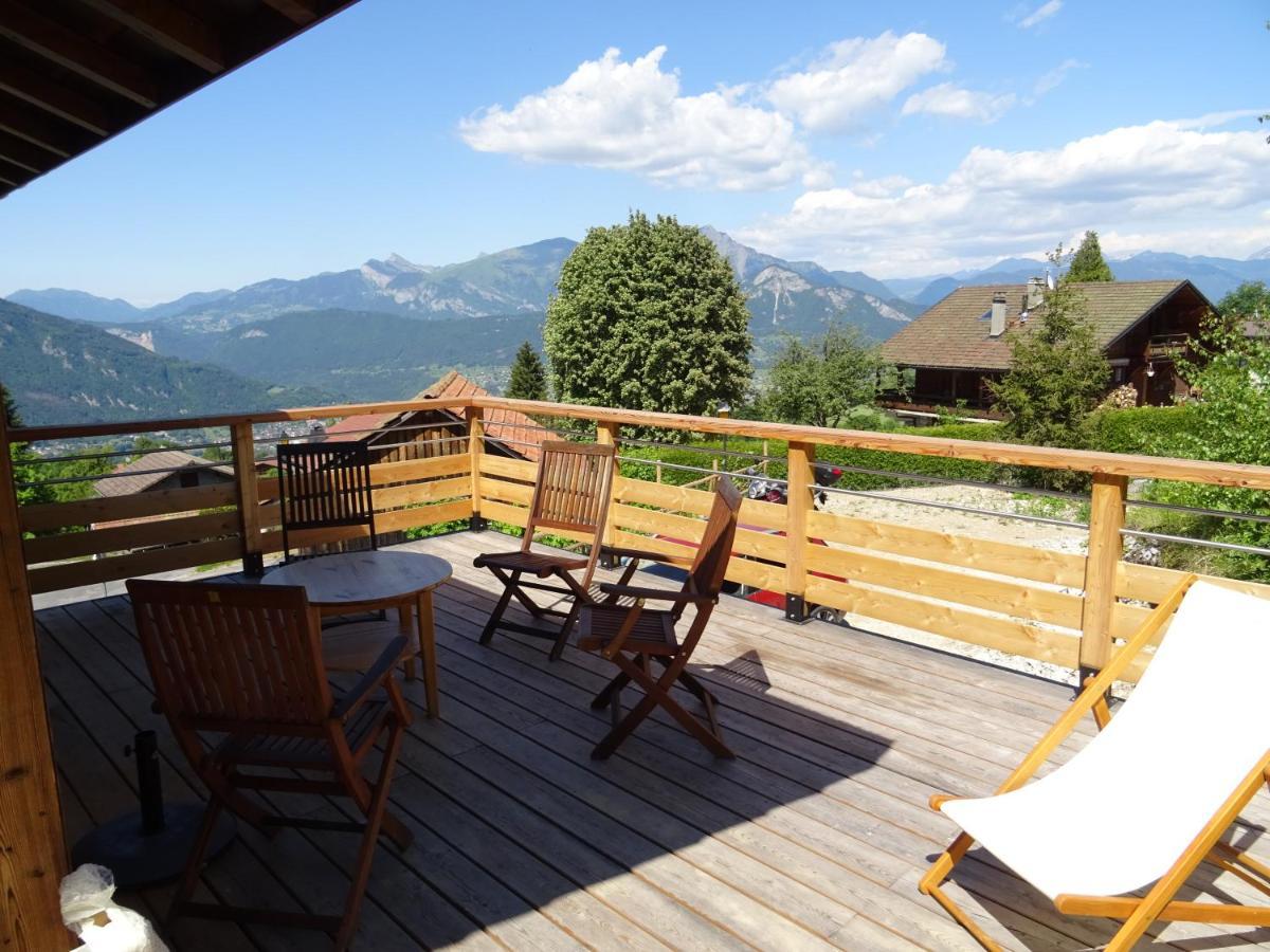 Chalet neuf 6 personnes Mont-Saxonnex Exterior foto